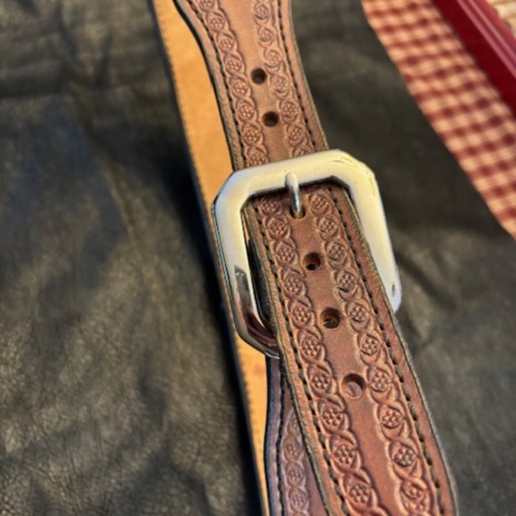 Mernickels NEW Custom Ammo leather belt size 39 - Picture 1 of 6